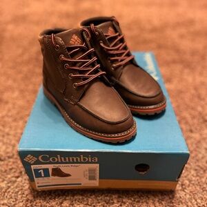 Columbia Youth Lewis Ridge Brown Boots